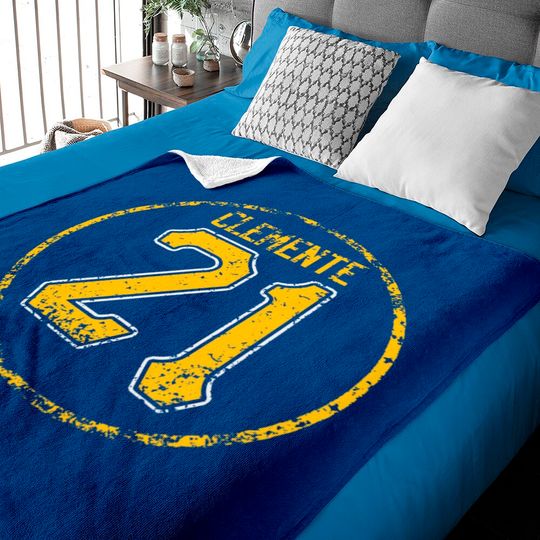 The  Legend Roberto clemente 21 Classic Baby Blankets