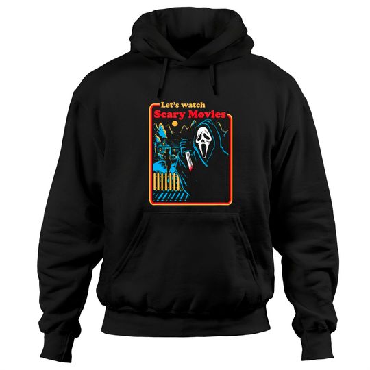 Let's Watch Scary Movies Scream Horror Hoodies