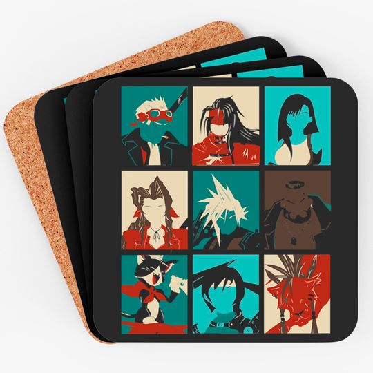Final Pop - Final Fantasy 7 - Coasters