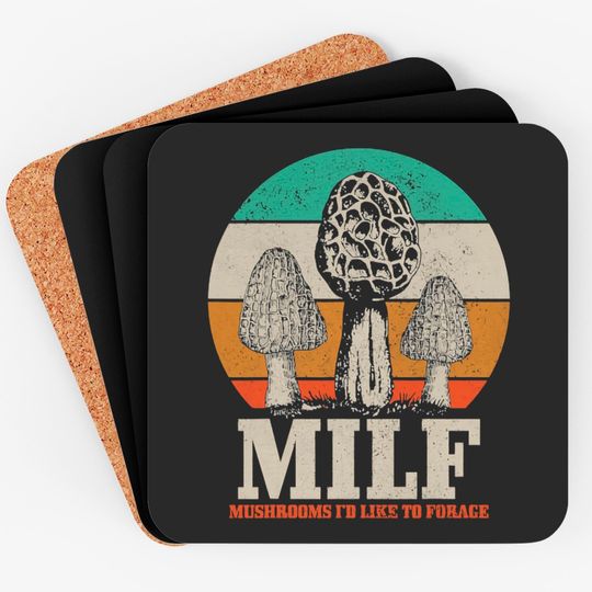Morel Mushroom Hunting Mushrooms Id Like To Forage Coasters