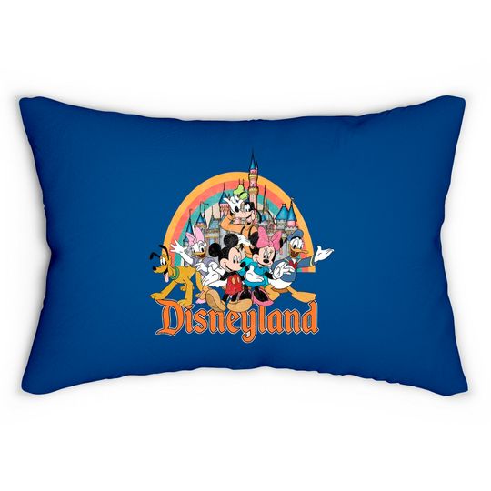 Vintage Disneyland Vacation 2022 Lumbar Pillows
