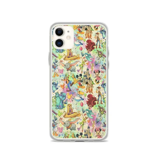 Soft Disney Glitter Liquid Phone Case Cover Quicksand iPhone XR 11 12 13 Pro Max Mini Stitch Snow