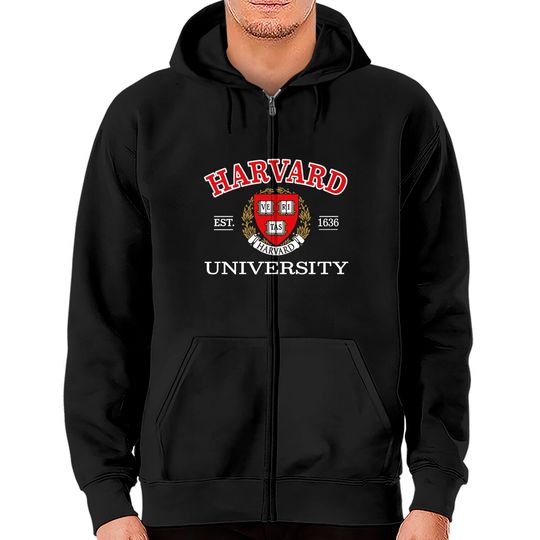Harvard University Zip Hoodies