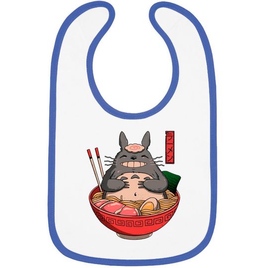 Totoro Noodle Bowl, Totoro Studio Ghibli Bibs, Anime Bibs, Anime, Ghibli Harajuku, Ullzang Miyazaki, Totoro Kids Bibs, Totoro Anime Bibs
