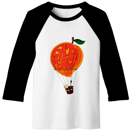 Eat a Peach - Allman Brothers - Baseball Tees