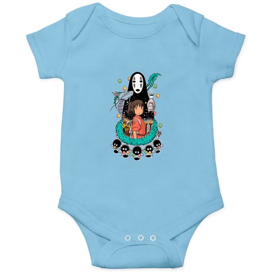 Spirited Away Animated Caracter Movie Cartoon Onesies