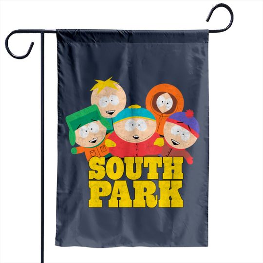 Vintage South Park Gang Garden Flags