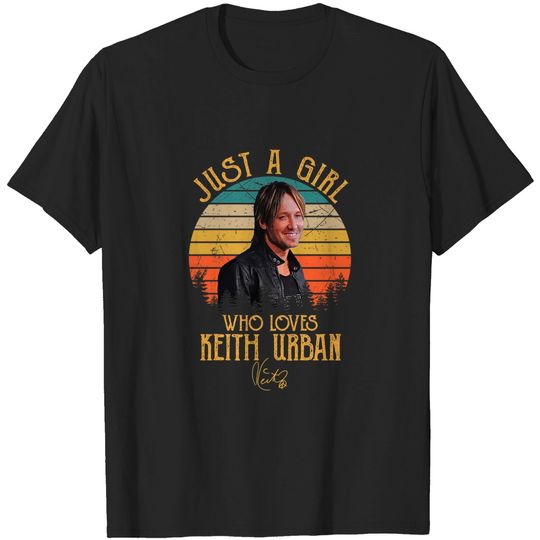 Just A Girl Who Loves Keith Art Urban Classic T-Shirt