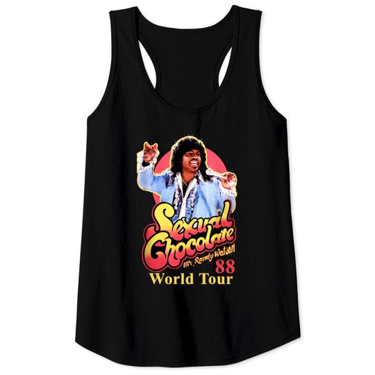 Sexual Chocolate 88' World Tour Mr Randy Watson Eddie Murphy Movie Tank Tops