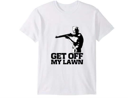 get off my lawn - Clint Eastwood Fan - T-Shirt