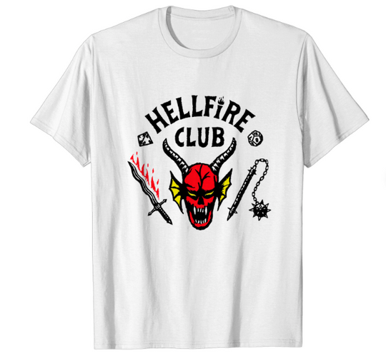 Stranger Things Hellfire Club Raglan T-Shirt, Hellfire Club Shirt