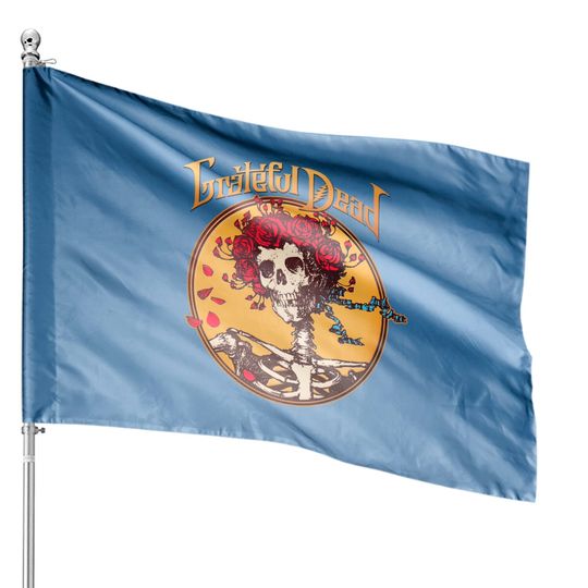 Grateful Dead Grateful Skull House Flags