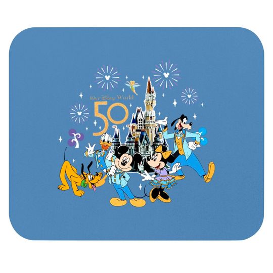 Disney 50th Anniversary Mouse Pads, Disney World Mouse Pad