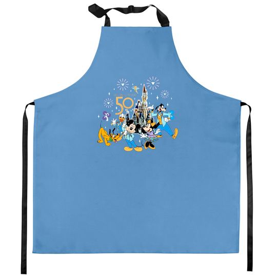 Disney 50th Anniversary Kitchen Aprons, Disney World Kitchen Apron