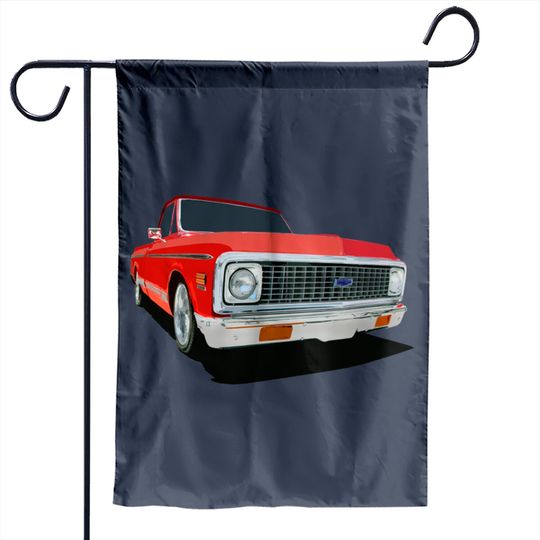 Chevy C-10 - stylized color - C 10 - Garden Flags