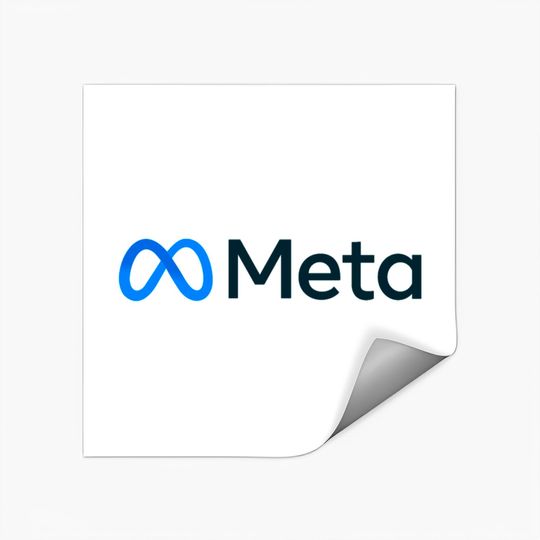 Meta Logo Design | Facebook New Name Stickers