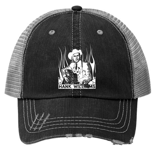 hank williams - Hank Williams - Trucker Hats