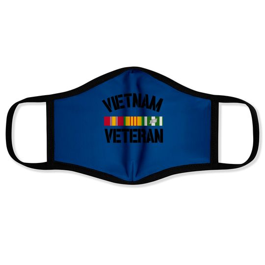 Vietnam Veteran Pride Service Ribbon - Vietnam Veteran - Face Masks