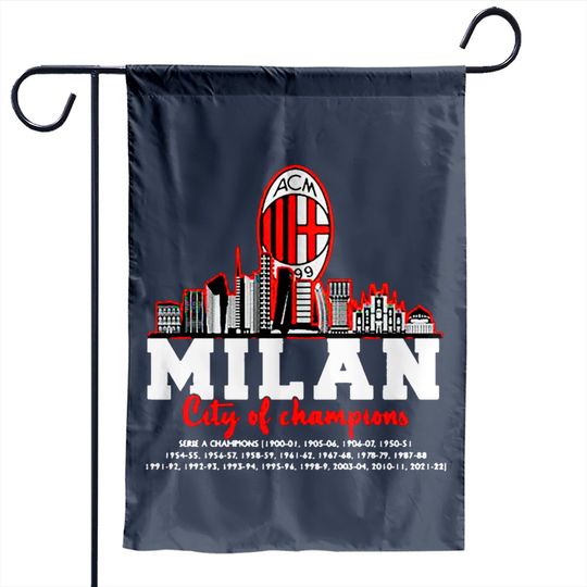 AC Milan Champions Serie A 2022 Garden Flags