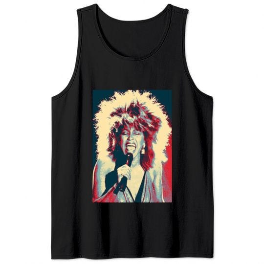 Tina Turner For President Tank Tops
