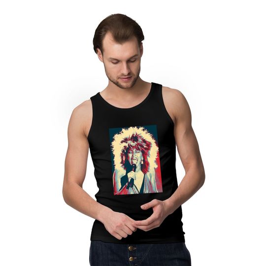 Tina Turner For President Tank Tops