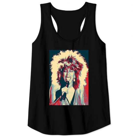 Tina Turner For President Tank Tops