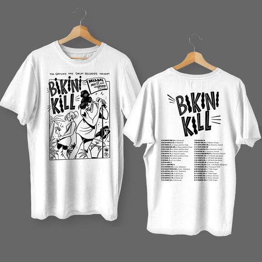 2022 Bikini Kill North American Tour T-Shirt, Bikini Kill 2022 Tour Shirt