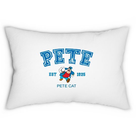 Pete Cat Lumbar Pillows, Pete Disney Lumbar Pillows