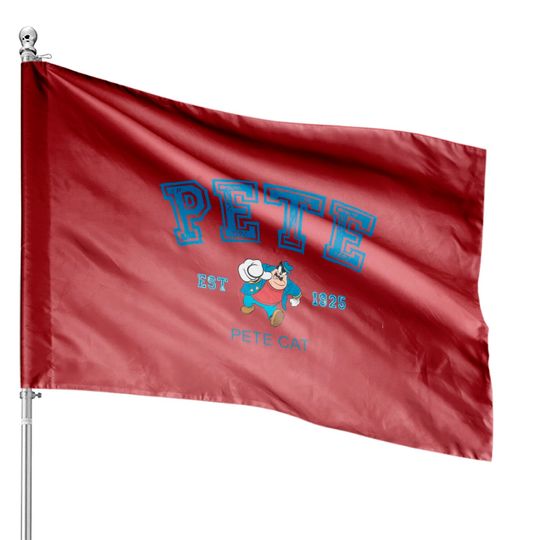 Pete Cat House Flags, Pete Disney House Flags