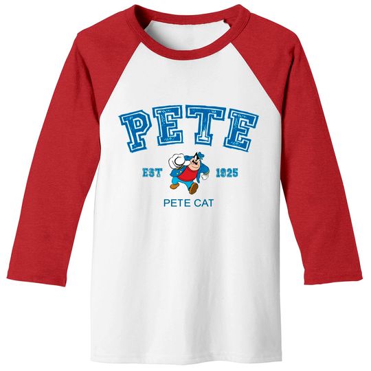 Pete Cat Baseball Tees, Pete Disney Baseball Tees