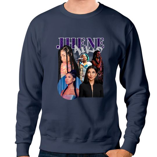 Jhene Aiko Sweatshirts, Vintage Retro Unisex Sweatshirts