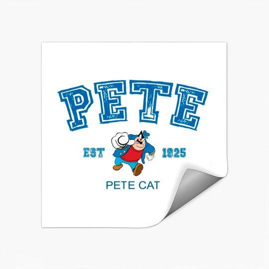 Pete Cat Stickers, Pete Disney Stickers