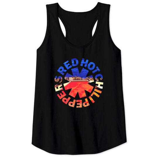Vintage RHCP Shirt, Red Hot Chili Peppers Californication Asterisk Tank Tops