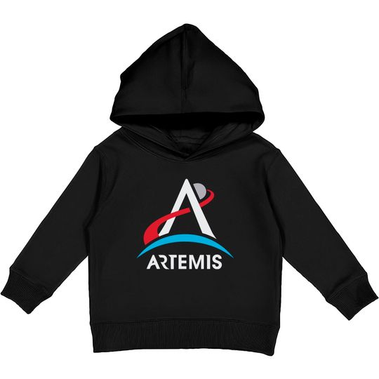 Nasa Artemis Program Logo Lt We Are Going Moon To Kids Pullover Hoodies