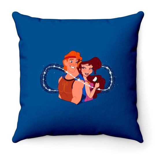 Herc and Meg - Hercules Disney - Throw Pillows