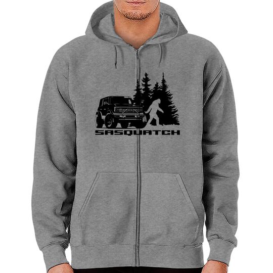 Ford Bronco Sasquatch Zip Hoodies
