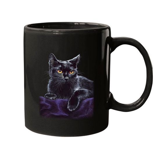 Discover black cat Mug Mugs