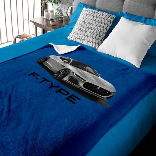 2021 Jaguar F-Type Grey - Jaguar F Type - Baby Blankets