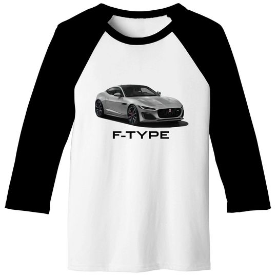 2021 Jaguar F-Type Grey - Jaguar F Type - Baseball Tees