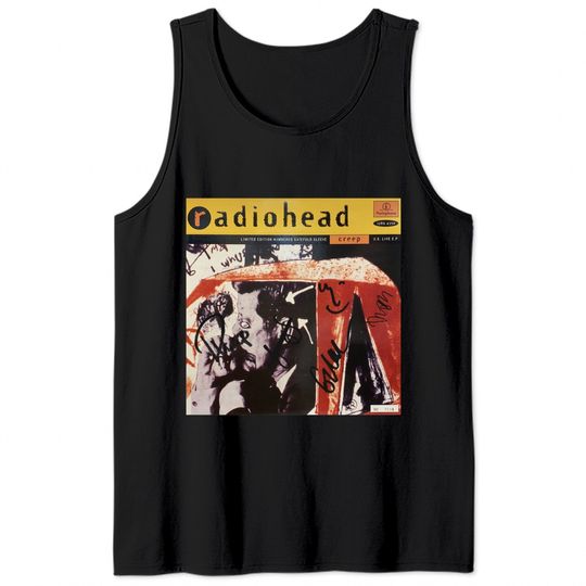 Radiohead Band Creep Vintage Unisex Tank Tops