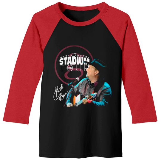 Vintage Garth Brooks Stadium Tour 2022 Baseball Tees, Garth Brooks Concert World Tour 2022