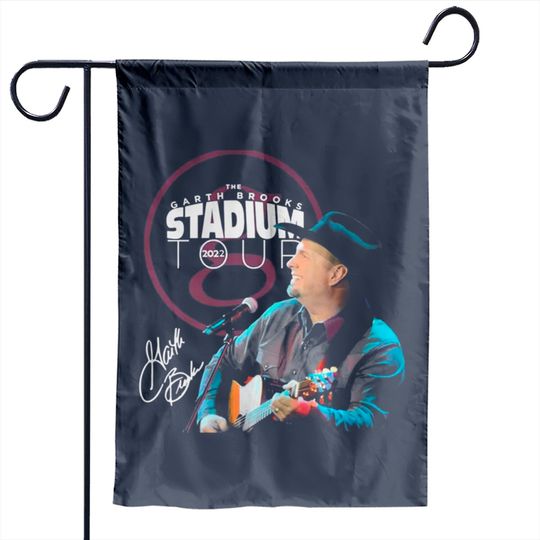 Vintage Garth Brooks Stadium Tour 2022 Garden Flags, Garth Brooks Concert World Tour 2022