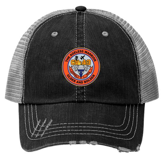 CV-43 USS Coral Sea Older and Bolder Trucker Hats