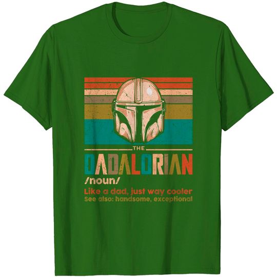 Discover The Dadalorian Manda_lorian Dad Vintage Shirt for Dad and Grandpa