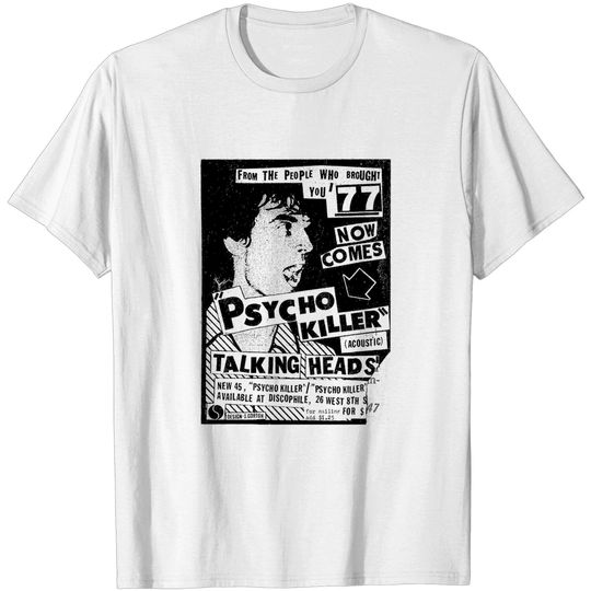 Psycho Killer / Post Punk Vintage Design - Talking Heads - T-Shirt