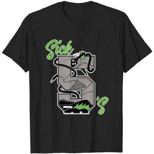 Jordan 5 Green Bean Match Tees -Sick 5's Sneaker Tees