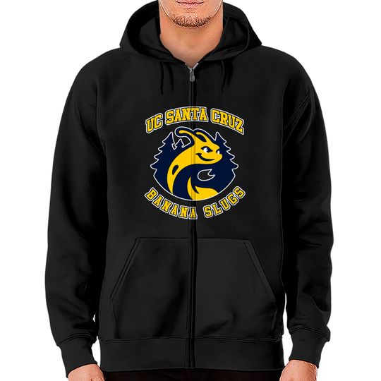 UC SANTA CRUZ - BANANA SLUGS - Banana Slug - Zip Hoodies