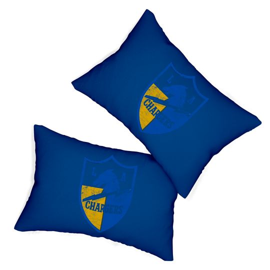 LA Chargers - Defunct 60s Retro Design - Chargers - Lumbar Pillows
