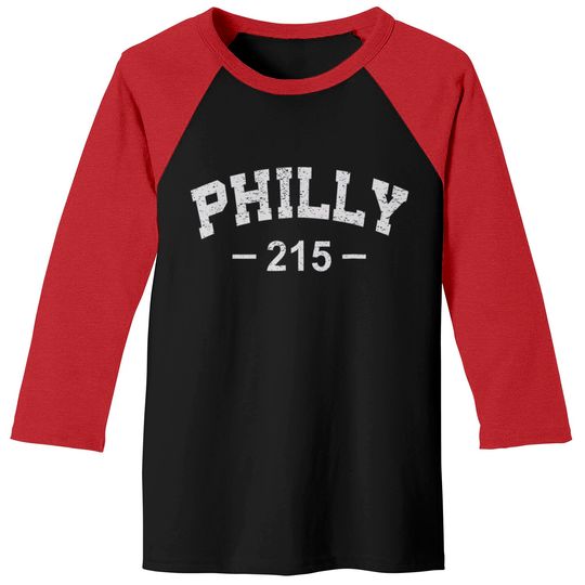Philly 215 T Retro Vintage Gift Men Women Kids Baseball Tees