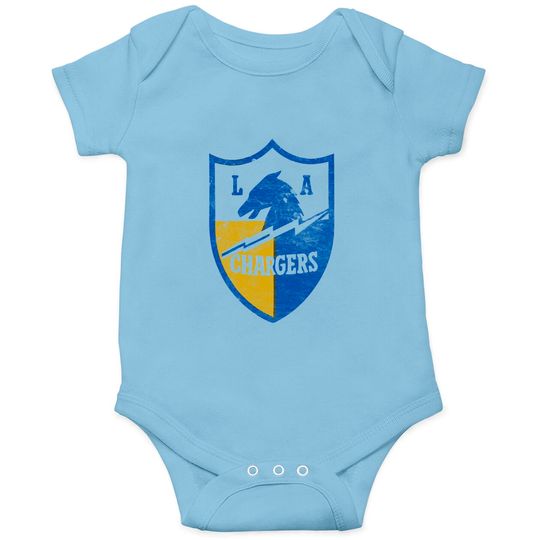 LA Chargers - Defunct 60s Retro Design - Chargers - Onesies